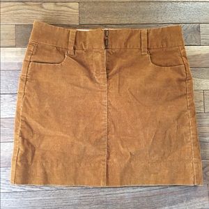J. Crew Mini Corduroy Skirt